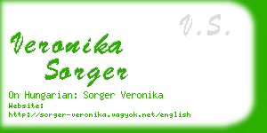 veronika sorger business card